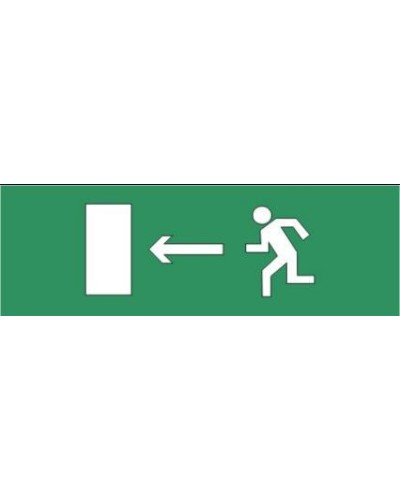 Оповещатель табло световое Сталт СП12 Направление к эвакуационному выходу налево (для помещений) в Чебоксарах Оповещатели Pintop.ru