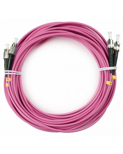 Шнур оптический duplex FC-ST 50/125 mm OM4 20м LSZH Cabeus FOP-50-OM4-FC-ST-20m в Чебоксарах Патч-корды оптические Pintop.ru