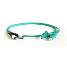 Патч-корд волоконно-оптический Hyperline FC-D2-503-ST/PR-ST/PR-H-20M-LSZH-AQ