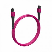 Кабельная сборка MPO(F) -MPO(M)-8 волокон 50/125 OM4, 10 m Cabeus (FOP-50-OM4-8-MPO(F)-8-MPO(M)-B-10m)