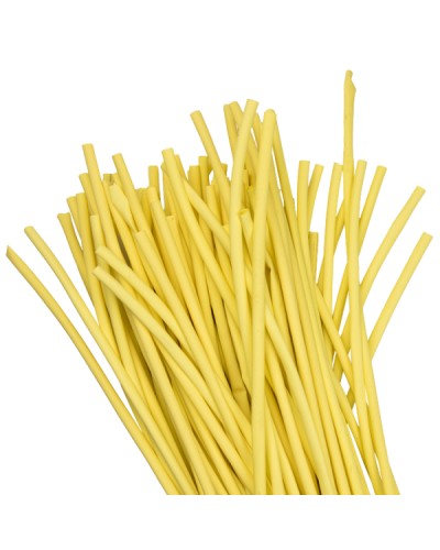 Термоусаживаемая трубка ТУТ нг 4/2 желтая в отрезках по 1м EKF PROxima (tut-4-y-1m) в Чебоксарах Аксессуары для кабель-канала Pintop.ru