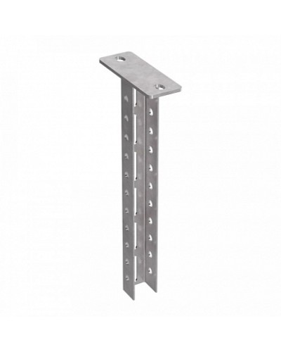 Стойка потолочная для средних нагрузок 35х30х300 пятка 120х44 Промрукав (PR08.5088) в Чебоксарах Аксессуары для лотков Pintop.ru