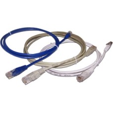 Патч-корд RJ45 TWT UTP кат.5e, с заливными колпачками, 3.0 м, белый TWT TWT-45-45-3.0-WH