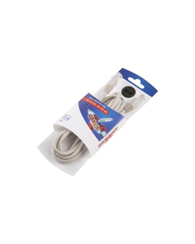 Патч-корд U/UTP RJ45-RJ45, CAT 5e, PVC, серый, 1,5м REXANT 06-3202 в Чебоксарах Патчкорды (медные) Pintop.ru