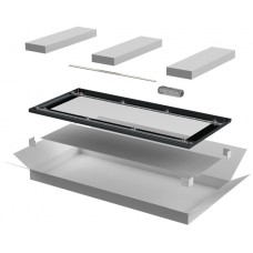 ITK LINEA N Дверь стеклянная 800мм шкафа 33U чер. (LN05-33U8X-DR)