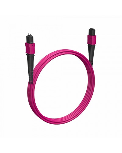 Кабельная сборка MPO(F) -MPO(M)-8 волокон 50/125 OM4, 7 m Cabeus (FOP-50-OM4-8-MPO(F)-8-MPO(M)-B-7m) в Чебоксарах Кабельные сборки (оптические) Pintop.ru