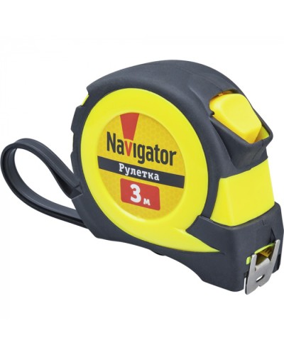 Рулетка Navigator 80 259 NMT-Ru02-A-3-16 (автостоп, 3 м*16 мм) в Чебоксарах Аксессуары для кабель-канала Pintop.ru