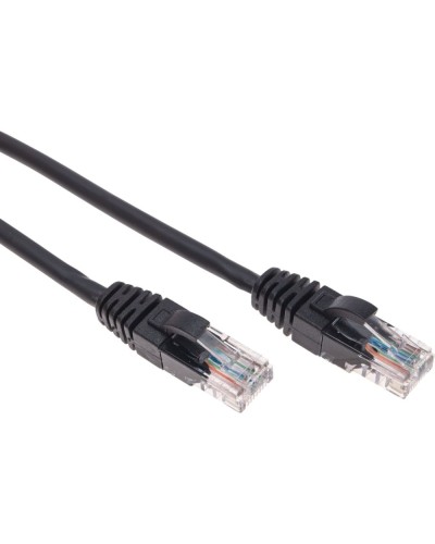 Патч-корд U/UTP, CAT 6, RJ45-RJ45, 26AWG, LSZH, черный, 1м REXANT 02-0292-1 в Чебоксарах Патчкорды (медные) Pintop.ru