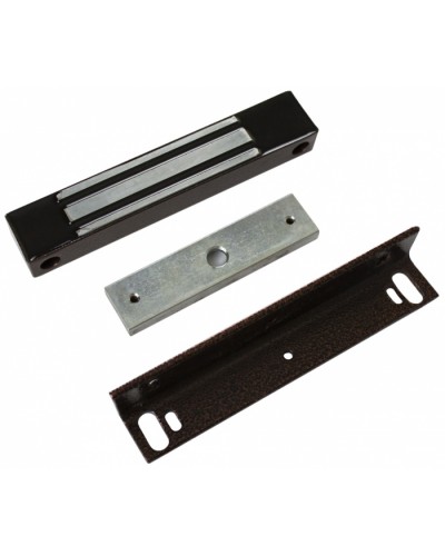 Замок электромагнитный влагозащищенный AccordTec ML-350N с уголком, цвет (коричневый) в Чебоксарах Электромагнитные замки Pintop.ru