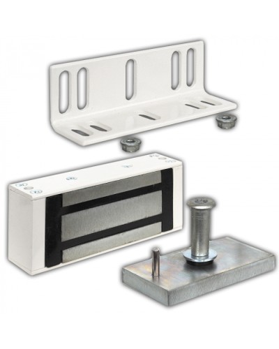 Замок электромагнитный Олевс М1-400 серый в Чебоксарах Электромагнитные замки Pintop.ru