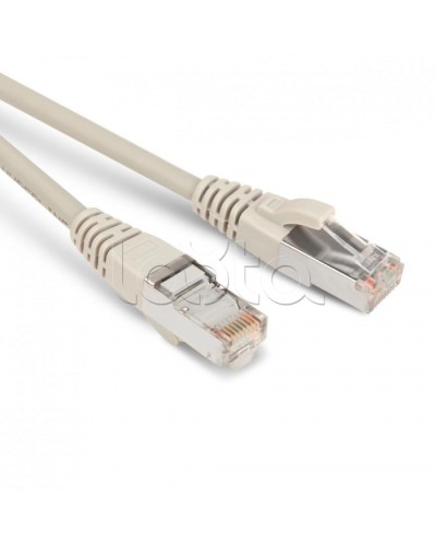 Патч-корд RJ45-RJ45, 4 пары, STP, кат.5е, LSZH (0.5м) Hyperline PC-LPM-STP-RJ45-RJ45-C5e-0.5M-LSZH-GY в Чебоксарах Патчкорды (медные) Pintop.ru