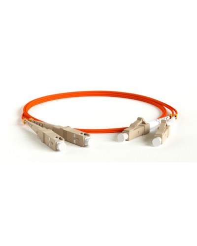 Патч-корд волоконно-оптический Hyperline FC-D2-62-LC/PR-LC/PR-H-50M-LSZH-OR в Чебоксарах Патч-корды оптические Pintop.ru
