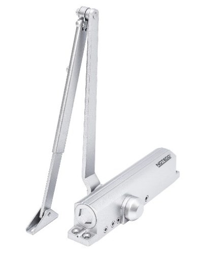 Доводчик NOTEDO DC-030-130 EN2-5, с рычажной тягой, DA+BC, (белый) в Чебоксарах Доводчики Pintop.ru