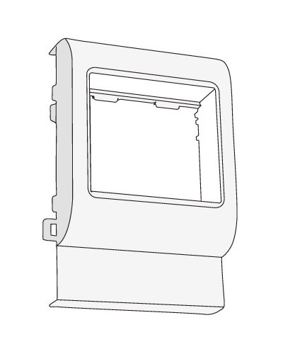 Рамка-суппорт под 2 модуля BRAVA PDA-BN 80 DKC 10443 в Чебоксарах Аксессуары для кабель-канала Pintop.ru