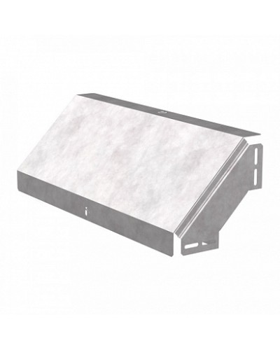 Угол вертикальный внешний 90 градусов с крышкой Стандарт 600х100 Промрукав (PR16.0591) в Чебоксарах Аксессуары для лотков Pintop.ru