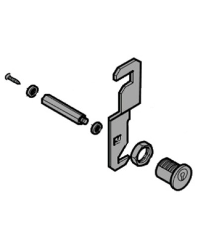 Замок дверцы G4040 Came 119RIG411 в Чебоксарах Запчасти для шлагбаумов и автоматики Pintop.ru