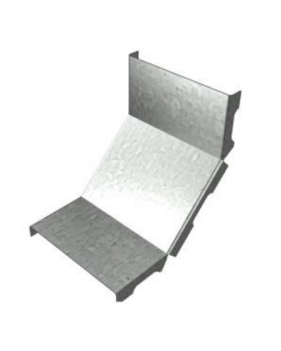 Крышка угла вертикального внутреннего 90° 600х15 (0,7) для лестничного лотка ПожТехКабель (651-006) в Чебоксарах Кабельные лотки Pintop.ru