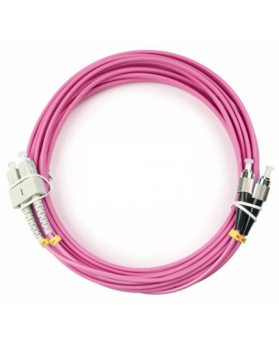 Шнур оптический duplex SC-FC 50/125 mm OM4 20м LSZH Cabeus FOP-50-OM4-SC-FC-20m в Чебоксарах Патч-корды оптические Pintop.ru