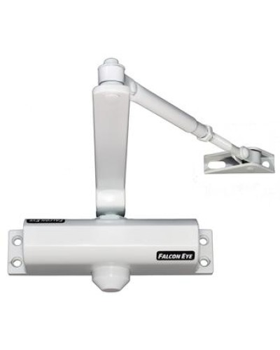 Доводчик дверной Falcon Eye FE-B4W (белый) в Чебоксарах Доводчики Pintop.ru