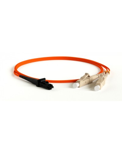 Патч-корд волоконно-оптический Hyperline FC-D2-50-LC/PR-MTRJF/PR-H-2M-LSZH-OR в Чебоксарах Патч-корды оптические Pintop.ru