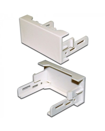 Вставка-заглушка Mosaic 22.5x45, белая LANMASTER (LAN-WA-LP-XX-WH) в Чебоксарах Патч-корды оптические Pintop.ru