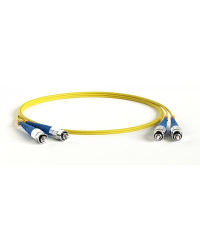 Патч-корд волоконно-оптический Hyperline FC-D2-9-FC/UR-ST/UR-H-5M-LSZH-YL в Чебоксарах Патч-корды оптические Pintop.ru