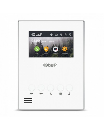 Видеодомофон BAS-IP AU-04LA WHITE в Чебоксарах Вызывные IP панели Pintop.ru