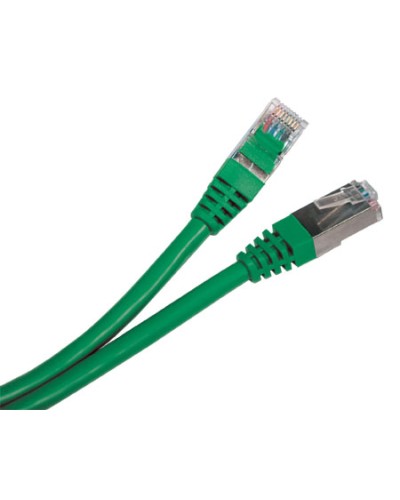 Патч-корд RJ45-RJ45, 4 пары, STP, кат.5е, LSZH (1,5м) Hyperline PC-LPM-STP-RJ45-RJ45-C5e-1.5M-LSZH-GN в Чебоксарах Патчкорды (медные) Pintop.ru