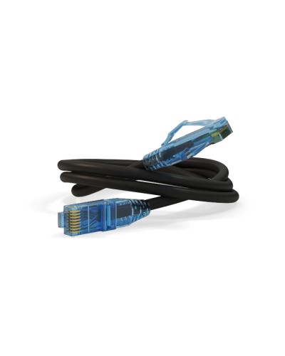 Патч-корд U/UTP Hyperline PC-LPM-UTP-RJ45-RJ45-C6-15M-LSZH-BK в Чебоксарах Патчкорды (медные) Pintop.ru