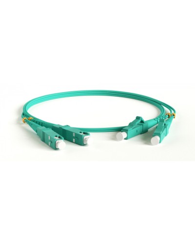 Патч-корд волоконно-оптический Hyperline FC-D2-503-ST/PR-ST/PR-H-1M-LSZH-AQ в Чебоксарах Патч-корды оптические Pintop.ru