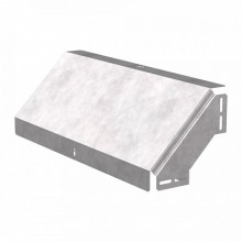 Угол вертикальный внешний 90 градусов с крышкой Стандарт 600х100 Промрукав (PR16.0591)