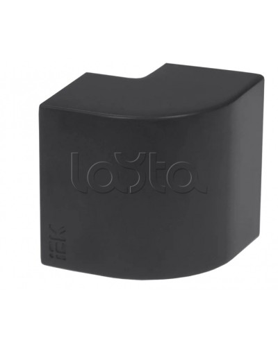 ELECOR Угол внешний КМН 60х40 черный (4шт/компл) IEK (EL-KK10D-N-060-040-K02) в Чебоксарах Аксессуары для кабель-канала Pintop.ru
