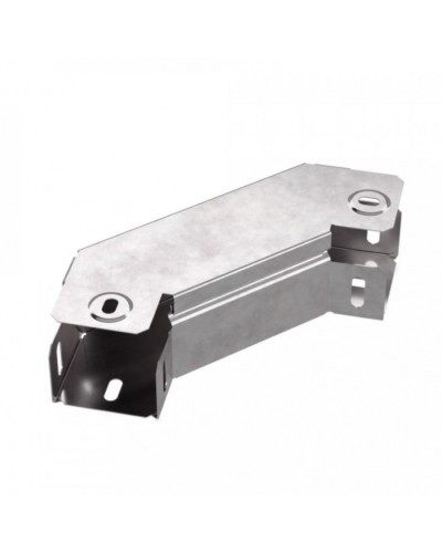 Угол горизонтальный 90 градусов с крышкой Стандарт 50х50 Промрукав (PR16.0572) в Чебоксарах Аксессуары для лотков Pintop.ru