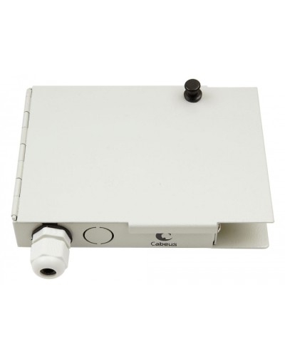 Бокс оптический настенный 19 на 4 ST/FC порта Cabeus JJT-4-ST в Чебоксарах Кросс оптический Pintop.ru