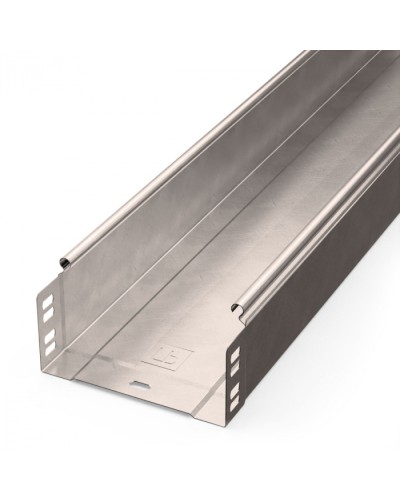 Лоток неперфорированный Стандарт INOX (AISI 409) 150х80х3000 (0,7 мм) (6 м/уп) Промрукав (PR16.2393) в Чебоксарах Кабельные лотки Pintop.ru