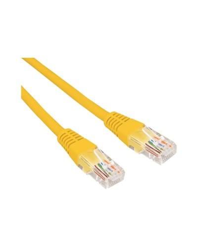 Патч-корд U/UTP, CAT 6, RJ45-RJ45, 26AWG, LSZH, желтый, 0,3м REXANT 02-0295-03 в Чебоксарах Патчкорды (медные) Pintop.ru