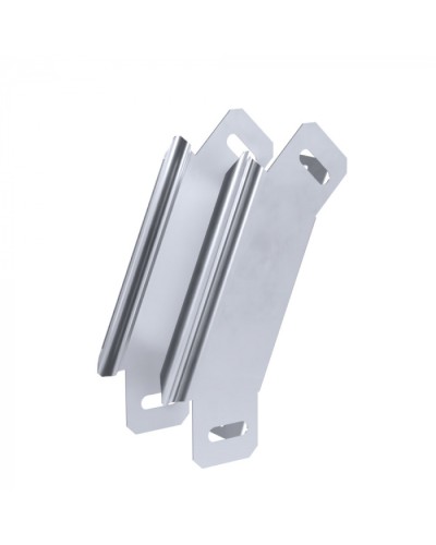 Угол вертикальный внешний 90 градусов Стандарт INOX (AISI 316) 50х50 Промрукав (PR16.3017) в Чебоксарах Аксессуары для лотков Pintop.ru