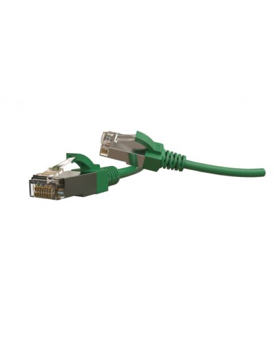 Патч-корд S/FTP Hyperline (PC-LPT-SFTP-RJ45-RJ45-C6-5M-LSZH-GN) в Чебоксарах Патчкорды (медные) Pintop.ru