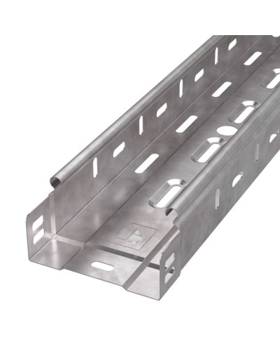Лоток перфорированный Стандарт HDZ 100х50х3000 (1,0 мм) (6 м/уп) Промрукав (PR16.2458) в Чебоксарах Кабельные лотки Pintop.ru