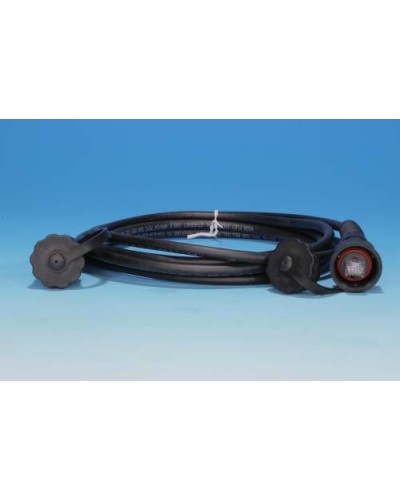 Патч-корд U/UTP, IP67, категория 5e, с защитными крышками, 5 м, черный Hyperline PC-IE-LPM-UTP-RJ45-RJ45-C5e-5M-BK в Чебоксарах Патчкорды (медные) Pintop.ru