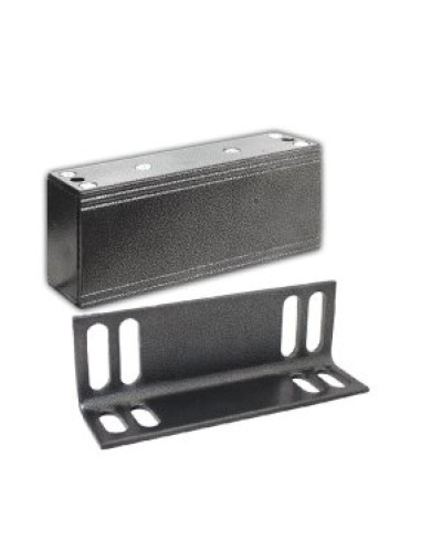 Замок электромагнитный Олевс М1-500 с уголком серебряный антик в Чебоксарах Электромагнитные замки Pintop.ru