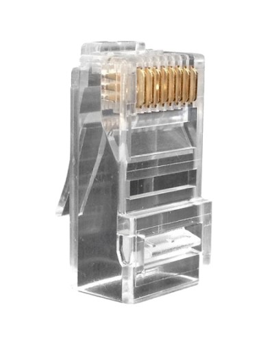 Разъем RJ-45 Hyperline PLUG-8P8C-UV-C6-100 в Чебоксарах Коннекторы и разъемы Pintop.ru