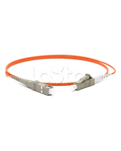 Патч-корд волоконно-оптический Hyperline FC-S2-62-LC/PR-SC/PR-H-1.5M-LSZH-OR в Чебоксарах Патч-корды оптические Pintop.ru