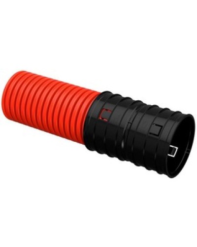 ELASTA Труба гофр. двустенная ПНД d=40мм красная (25м) IEK (EA-TG22-2-2-2-040-025-K04) в Чебоксарах Труба гофрированная Pintop.ru