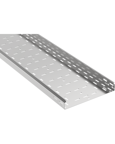 ESCA 3 Лоток перф. без боковой перф. 50х50х3000-0,45 IEK (ES3-15-050-050-3-045) в Чебоксарах Кабельные лотки Pintop.ru