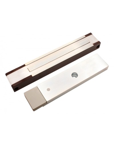 Электромагнитный замок с датчиком состояния двери ALeko ALM-300P (24В коричневый) в Чебоксарах Электромагнитные замки Pintop.ru