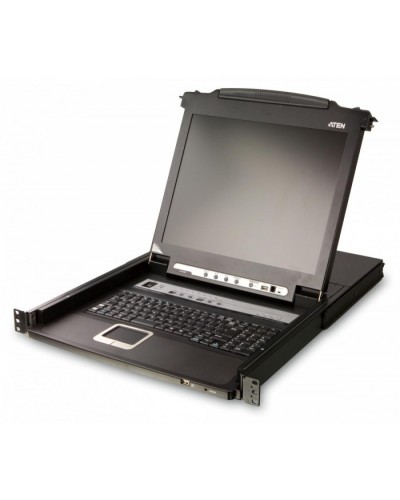 KVM консоль с переключателем ATEN CL5708FM-AT-RG в Чебоксарах Системы видеонаблюдения Pintop.ru