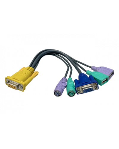Консольный Кабель 5-в-1 ( гидра) ATEN LIN5-27X6-U21G в Чебоксарах Оборудование для видеонаблюдения Pintop.ru