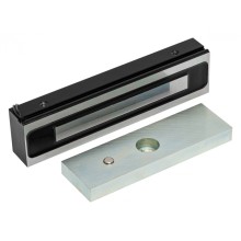 Электромагнитный замок AccordTec ML-200K-3 Premium Black с планкой