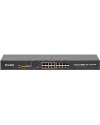 Коммутатор PoE 16-портовый Beward STW-16P8 в Чебоксарах Коммутаторы Pintop.ru